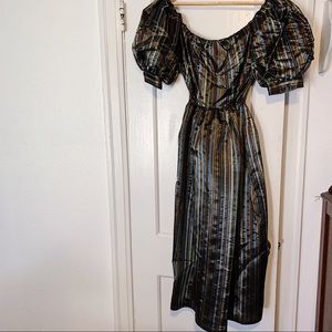 Vintage unique midi length party dress